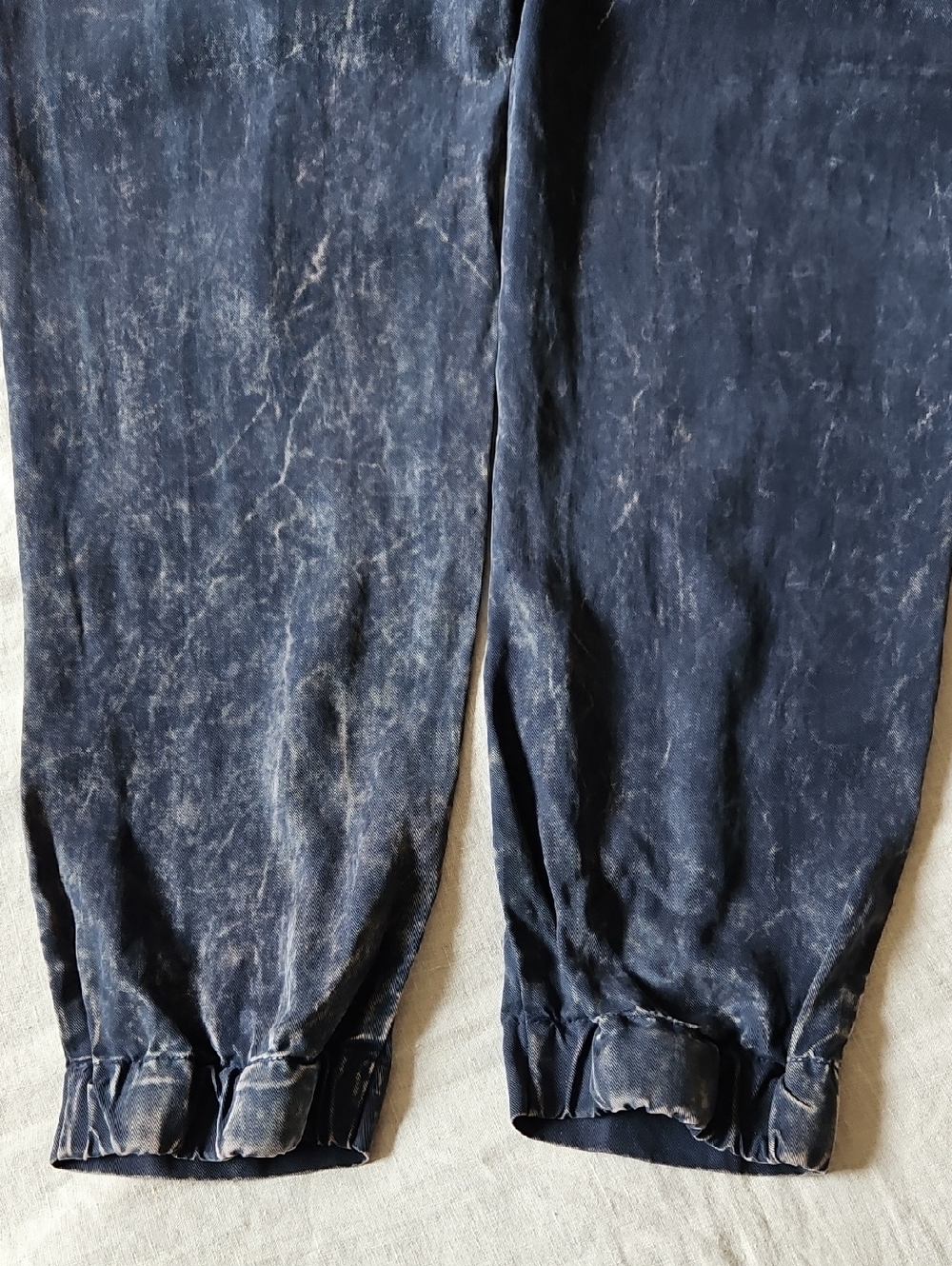 Young Fabulous & Broke Long Sleeve Jumpsuit Midnight Acid Wash Size Medium - Picture 15 of 16